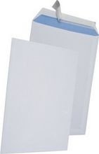 Pochettes B5 176x250mm blanche auto-adhésives papier velin 90g par 500