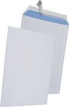 Pochettes C4 blanche auto-adhésives papier velin 90g par 250