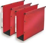 Dossiers suspendus Polypro V Ultimate armoires fond 50mm rouge pack de 10