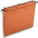 Dossiers suspendus AZO Ultimate tiroirs A4 fond V orange par 25