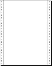 Carton 2000 listing 240 x 12" A4 1ex bandes caroll détachables microperf 70g blanc