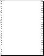 Carton 2000 listing 240 x 12" A4 1ex bandes Caroll détachables 80g blanc