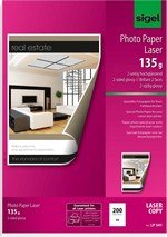 Papier photo laser copieur couleur brillant recto-verso 135g A4 200 feuilles