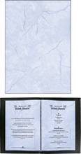 Papier texture granit bleu recto verso A4 200g 50 feuilles