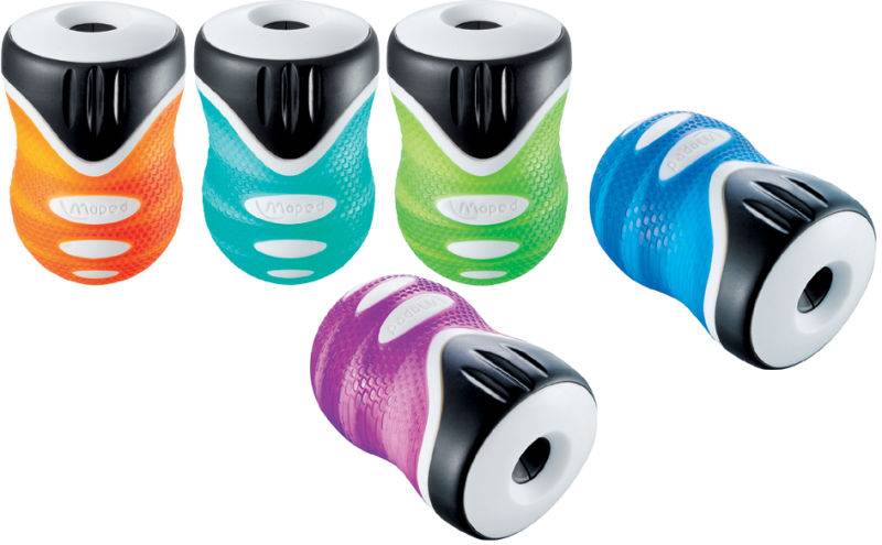 Boîte taille-crayon Clean Grip 1 trou couleur assorti