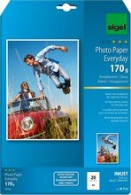 Papier photo jet d'encre Everyday plus ultra brillant 170g A4 20 feuilles