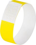 Bracelets identification Super Soft 255x25mm 120 pieces jaune fluo