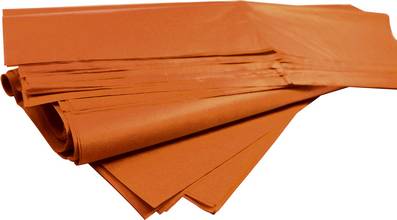 Papier de soie 75x50cm 18g Rame de 480 Feuilles orange