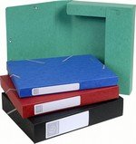 Boite de classement Cartobox A4 dos 40 mm carte lustrée 0,7mm assorties