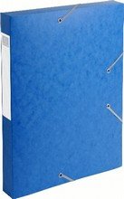 Boite de classement Cartobox A4 dos 40 mm carte lustrée 0,7mm bleu