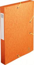 Boite de classement Cartobox A4 dos 40 mm carte lustrée 0,7mm orange