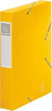 Boite de classement Cartobox A4 dos 60 mm carte lustrée 0,7mm jaune