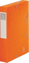 Boite de classement Cartobox A4 dos 60 mm carte lustrée 0,7mm orange