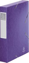 Boite de classement Cartobox A4 dos 60 mm carte lustrée 0,7mm violet