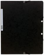 Chemise élastique sans rabat A4 carte lustrée 400g noir