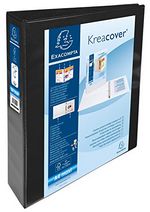 Classeur personnalisable Kreacover 4 anneaux Dos 60mm A4 Maxi noir