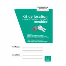 Kit dossier de location meublée - Contrat de location meublée + États des lieux