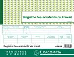 Registre des accidents du travail 24x32cm 20 pages