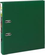 Classeur levier Prem'Touch A4 maxi dos 50mm PP intérieur et extérieur vert foncé