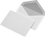 Enveloppes blanches 114x162mm C6 72g gommées boite de 1000
