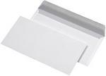 Enveloppes blanches 110x220mm DL 100g sans fenetre auto-adhésives par 500