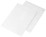 Pochettes C4 blanches sans fenêtre auto-adhésive 90g boite de 250