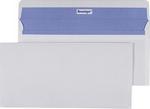 Enveloppe blanche 112 x 225 mm DL +  autocollantes 80 g boite de 500