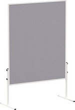 Tableau d information mobile Maulsolid L120xH150cm feutre gris