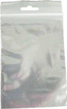 Sachet plastique Zip fermeture pression perforation Euro transparent 160x220mm par 100