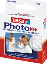 Pastilles adhésives pour photos tesa Photo® blanc en dévidoir 250 pièces