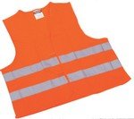 Gilet de signalisation/sécurité, normes EN 471, orange