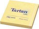 Blocs repositionnables Tartan 76 x 76 mm jaune clair