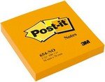 Notes Post-it bloc 100 feuilles 76 x 76 mm orange néon