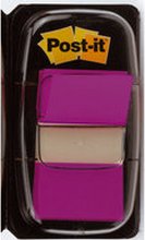 Marque-pages Post-it standards 25,4x43,2mm lilas par 50