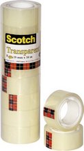 Rouleau Scotch adhésif 550 transparent 19 mm x 10 m