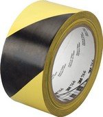 Ruban adhésif PVC souple 767i noir-jaune 3M 50,8mmx33m