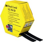 Dual Lock fermeture à pression flexible SJ354D noir