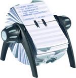 Fichier rotatif Teleindex flip 1000 adresses noir