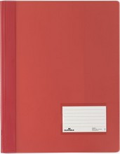 Chemises à lamelles A4 avec couverture opaque rouge