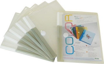Pochette transparente Color Collection A5 L230xH178mm