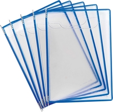 Poche grande capacité 50 feuilles Fold up A4 bleu