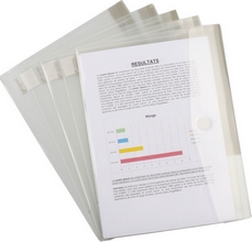 Pochettes pour documents A4 316x240mm couleur incolore transparent