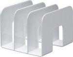 Porte-revues Durable Trend 3 cases plastique L21,5xP21xH16,5cm blanc