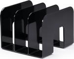 Porte-revues Durable Trend 3 cases plastique L21,5xP21xH16,5cm noir