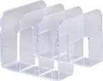 Porte-revues Durable Trend 3 cases plastique L21,5xP21xH16,5cm transparent