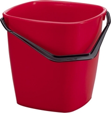 Seau multi-usages Bucket 14 litres rectangulaire rouge