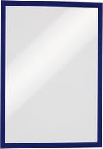 Cadre d'affichage adhésif avec encadrement magnétique Durafame A3 bleu foncé par 2