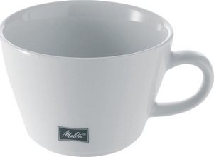 Tasse cappucino Melita M-Cups avec anse blanc 25cl