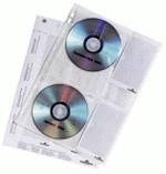 Pochette perforée CD DVD pour 4 CD par 5