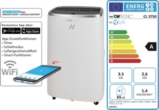 Climatiseur mobile CL 3750 WiFi 12000 BTU blanc